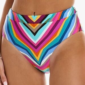 Trina Turk Women's Standard Louvre Reversible High Waist Bottom